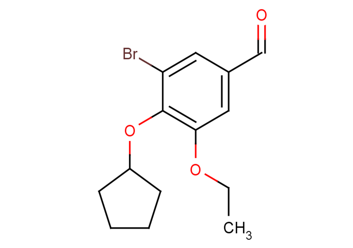 3-bromo-4-(cyclopentyloxy)-5-ethoxybenzaldehyde