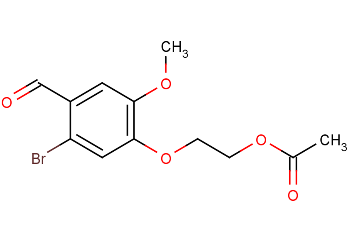 2-(5-bromo-4-formyl-2-methoxyphenoxy)ethyl acetate