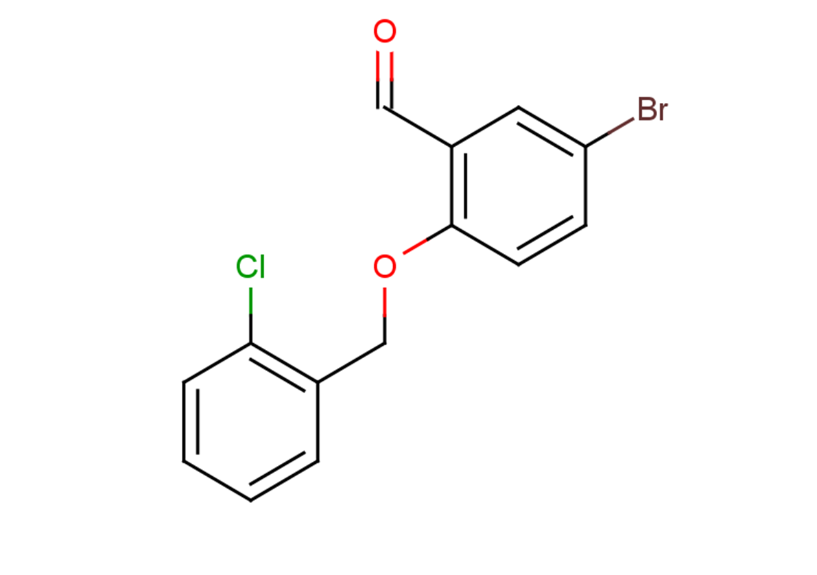 5-bromo-2-[(2-chlorophenyl)methoxy]benzaldehyde
