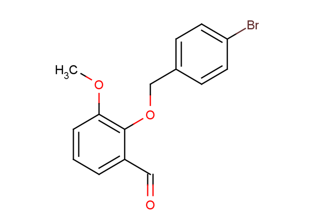 2-[(4-bromophenyl)methoxy]-3-methoxybenzaldehyde