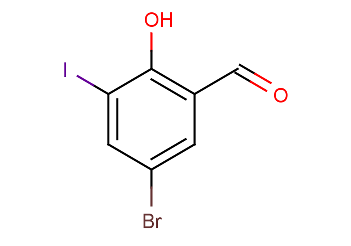 5-bromo-2-hydroxy-3-iodobenzaldehyde