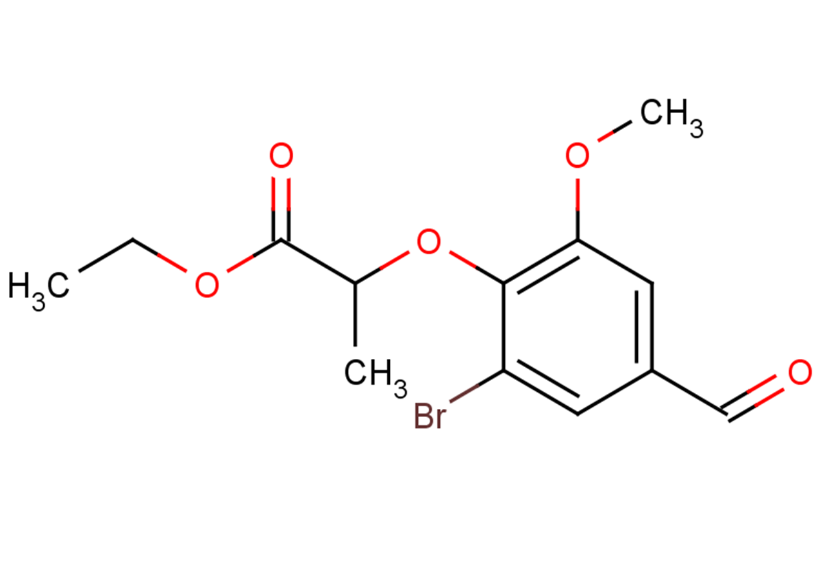 ethyl 2-(2-bromo-4-formyl-6-methoxyphenoxy)propanoate
