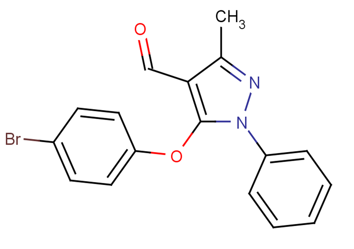 5-(4-bromophenoxy)-3-methyl-1-phenyl-1H-pyrazole-4-carbaldehyde