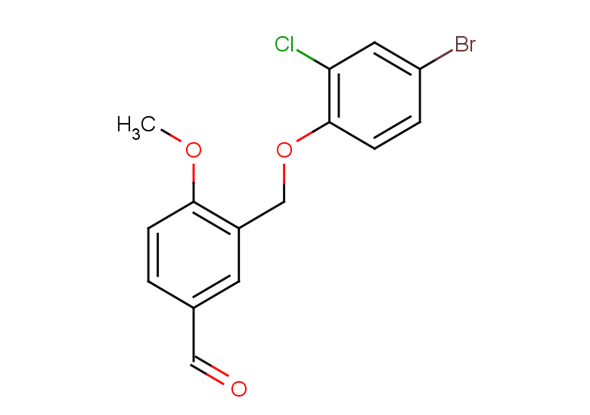 3-(4-bromo-2-chlorophenoxymethyl)-4-methoxybenzaldehyde