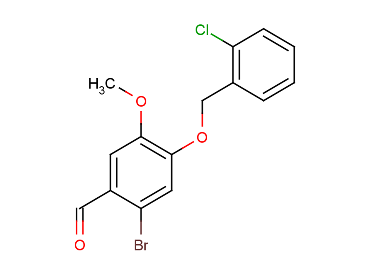 2-bromo-4-[(2-chlorophenyl)methoxy]-5-methoxybenzaldehyde