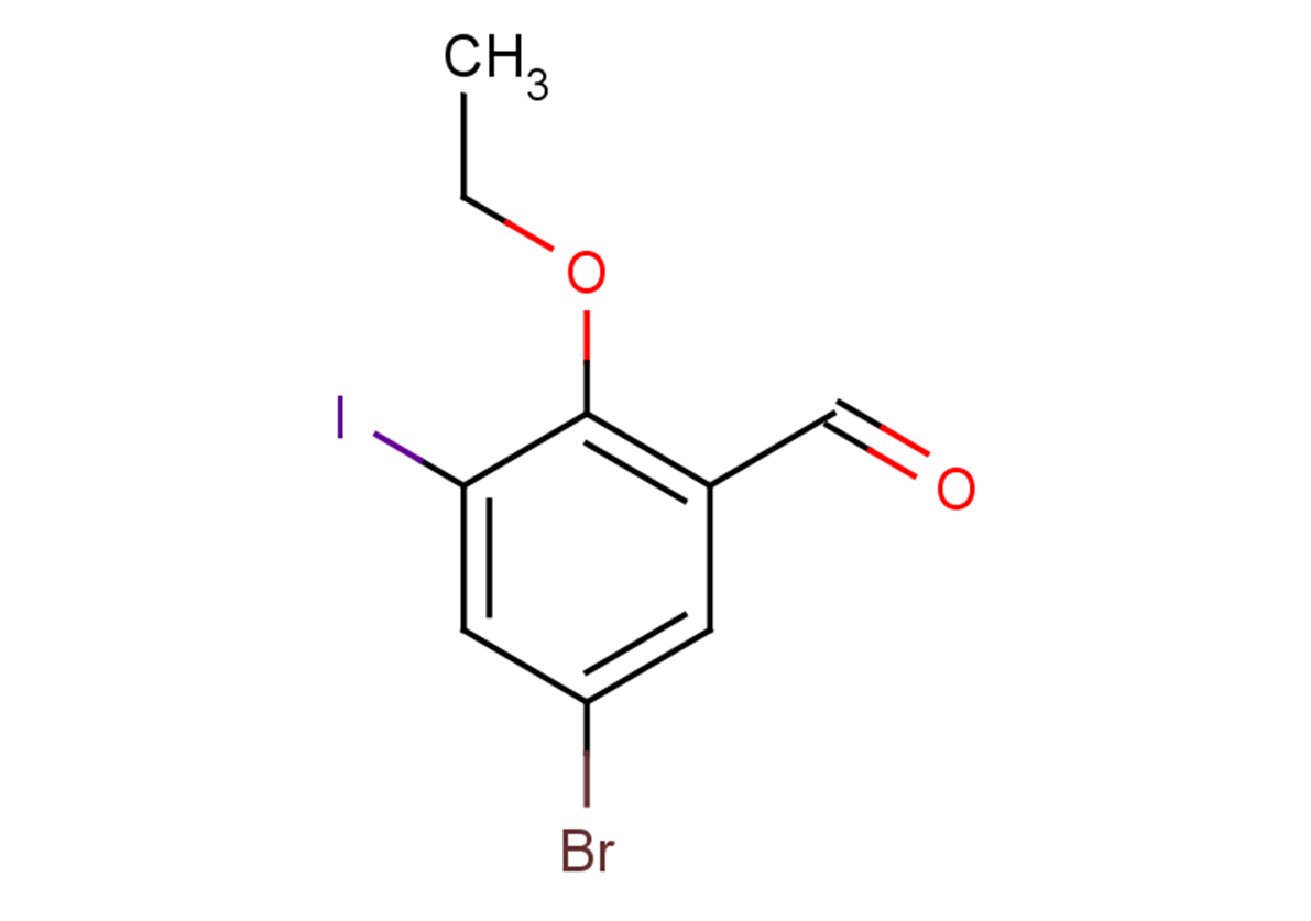 5-bromo-2-ethoxy-3-iodobenzaldehyde