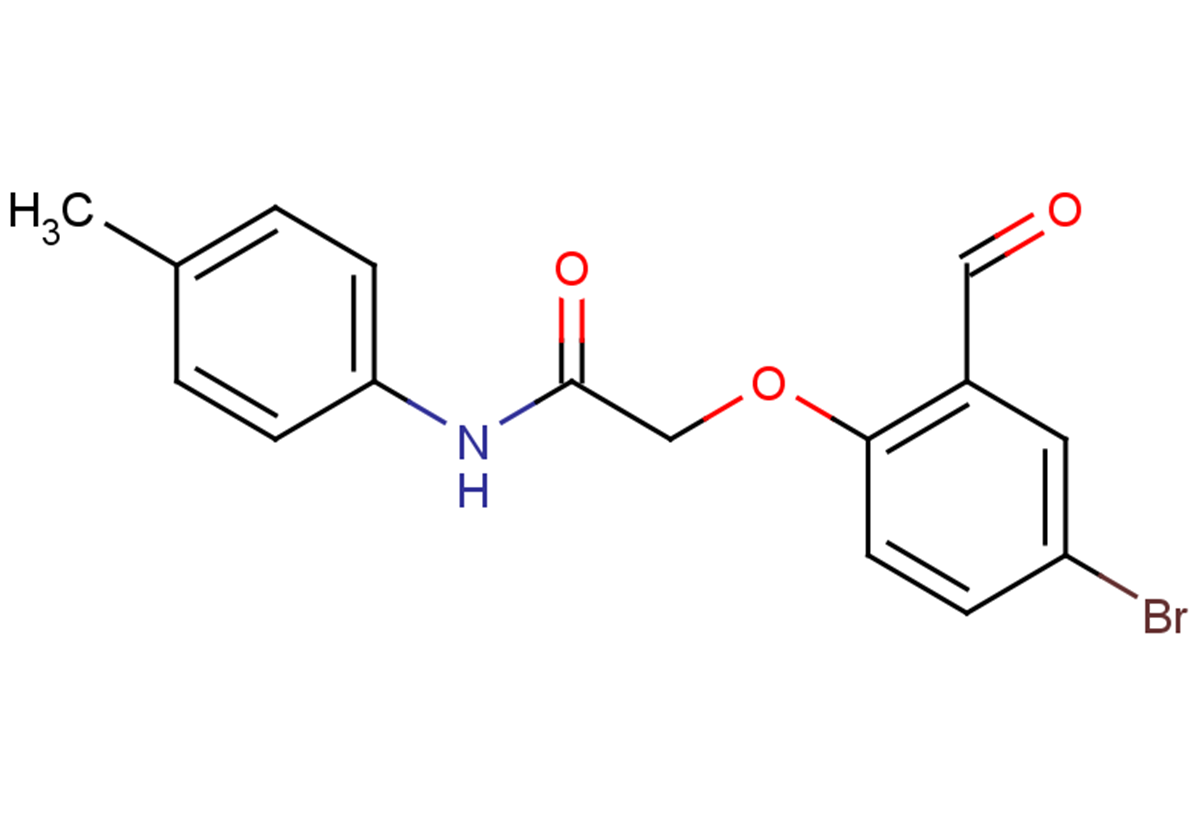2-(4-bromo-2-formylphenoxy)-N-(4-methylphenyl)acetamide