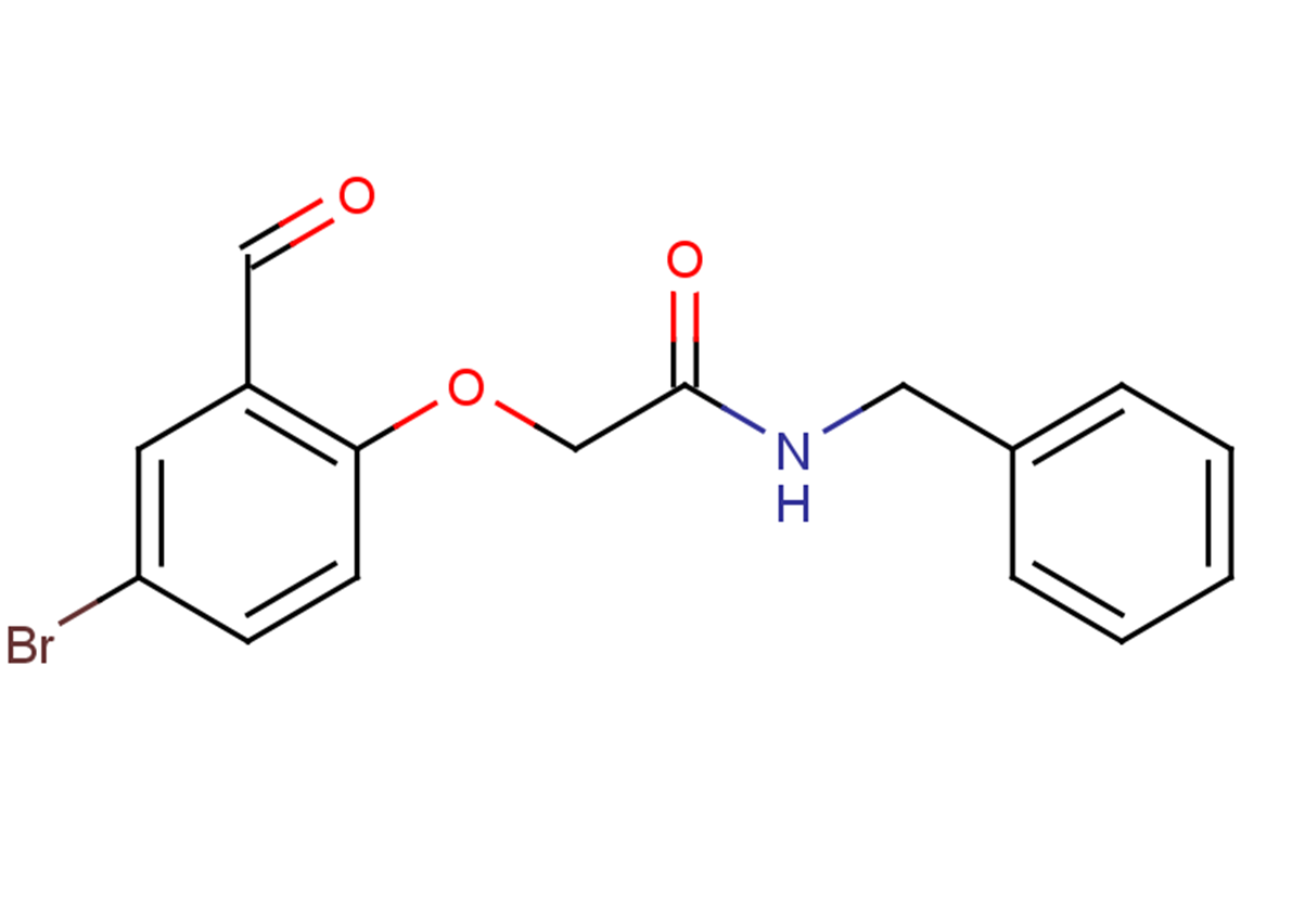 N-benzyl-2-(4-bromo-2-formylphenoxy)acetamide