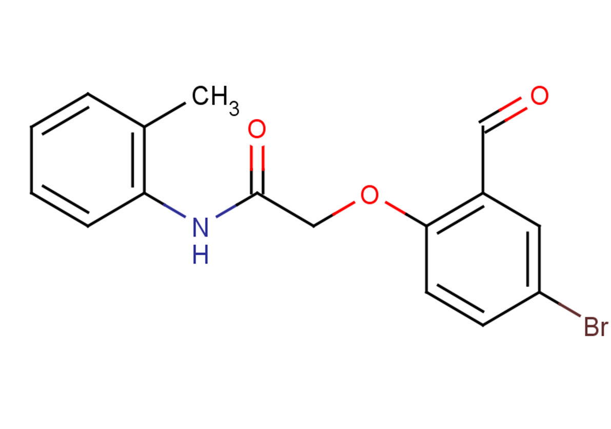 2-(4-bromo-2-formylphenoxy)-N-(2-methylphenyl)acetamide