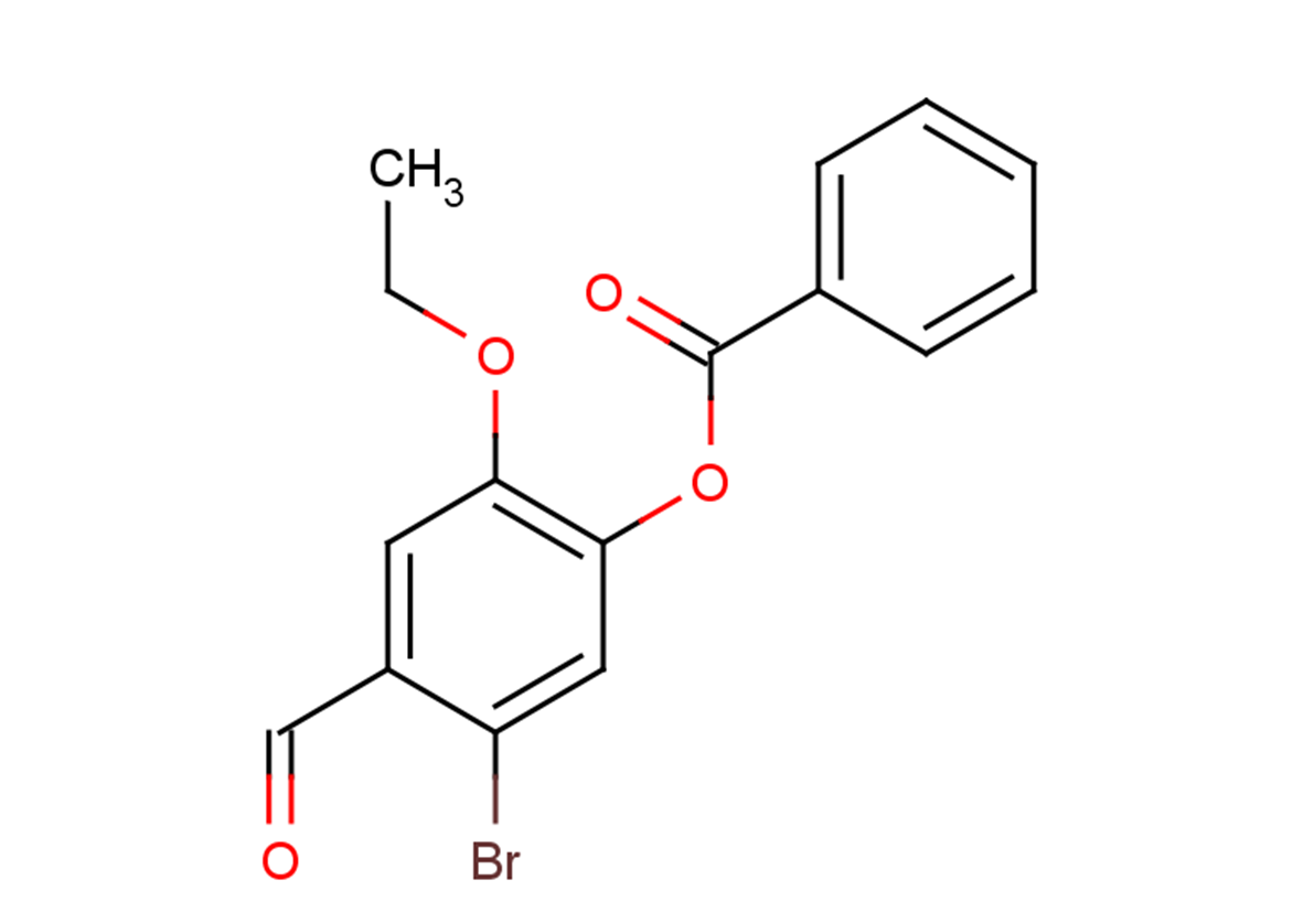 5-bromo-2-ethoxy-4-formylphenyl benzoate