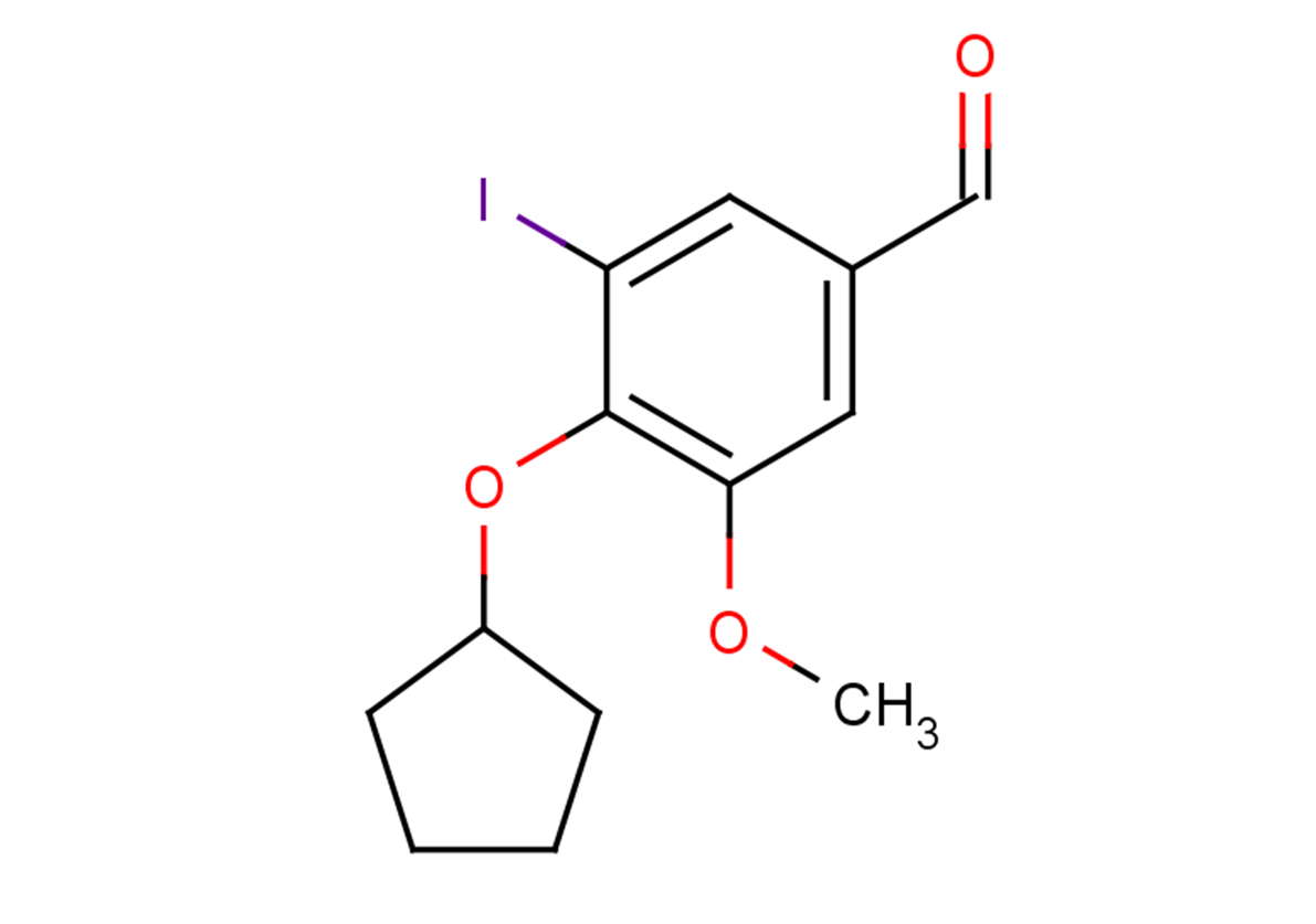 4-(cyclopentyloxy)-3-iodo-5-methoxybenzaldehyde