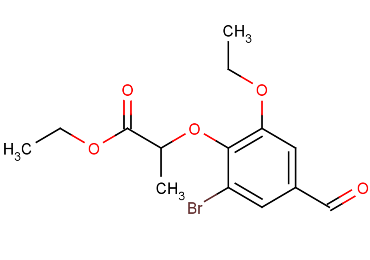 ethyl 2-(2-bromo-6-ethoxy-4-formylphenoxy)propanoate