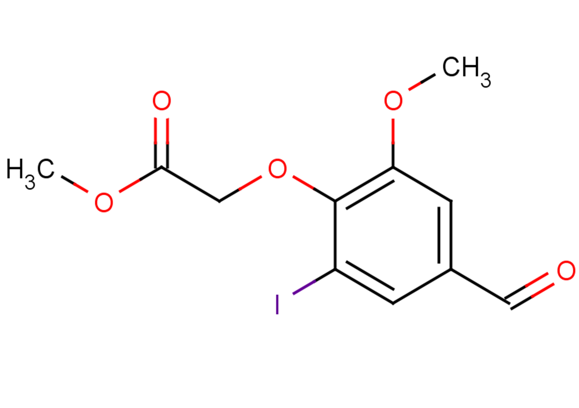 methyl 2-(4-formyl-2-iodo-6-methoxyphenoxy)acetate