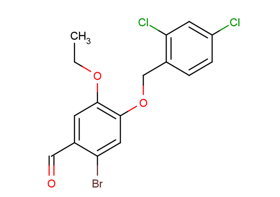2-bromo-4-[(2,4-dichlorophenyl)methoxy]-5-ethoxybenzaldehyde
