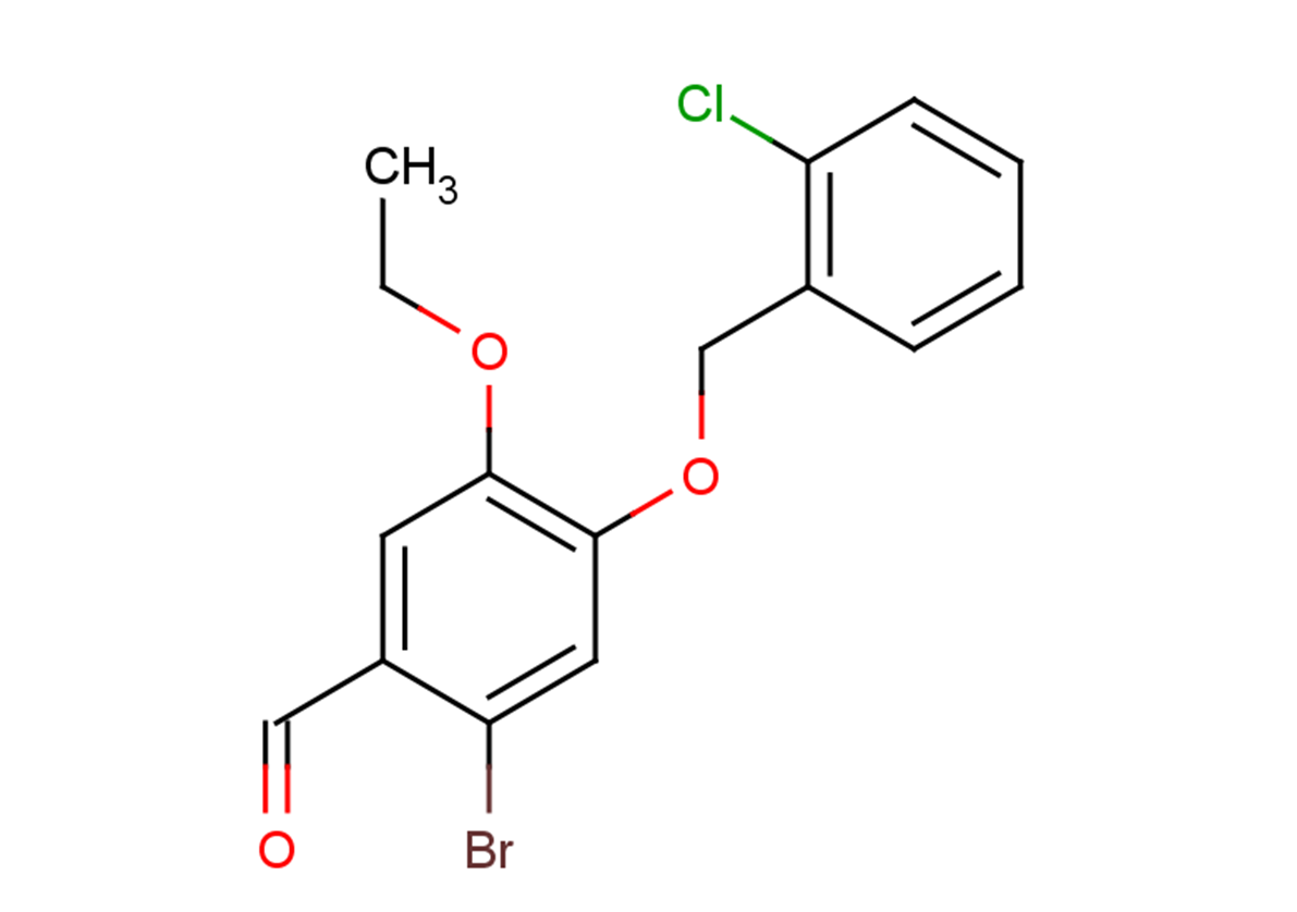 2-bromo-4-[(2-chlorophenyl)methoxy]-5-ethoxybenzaldehyde