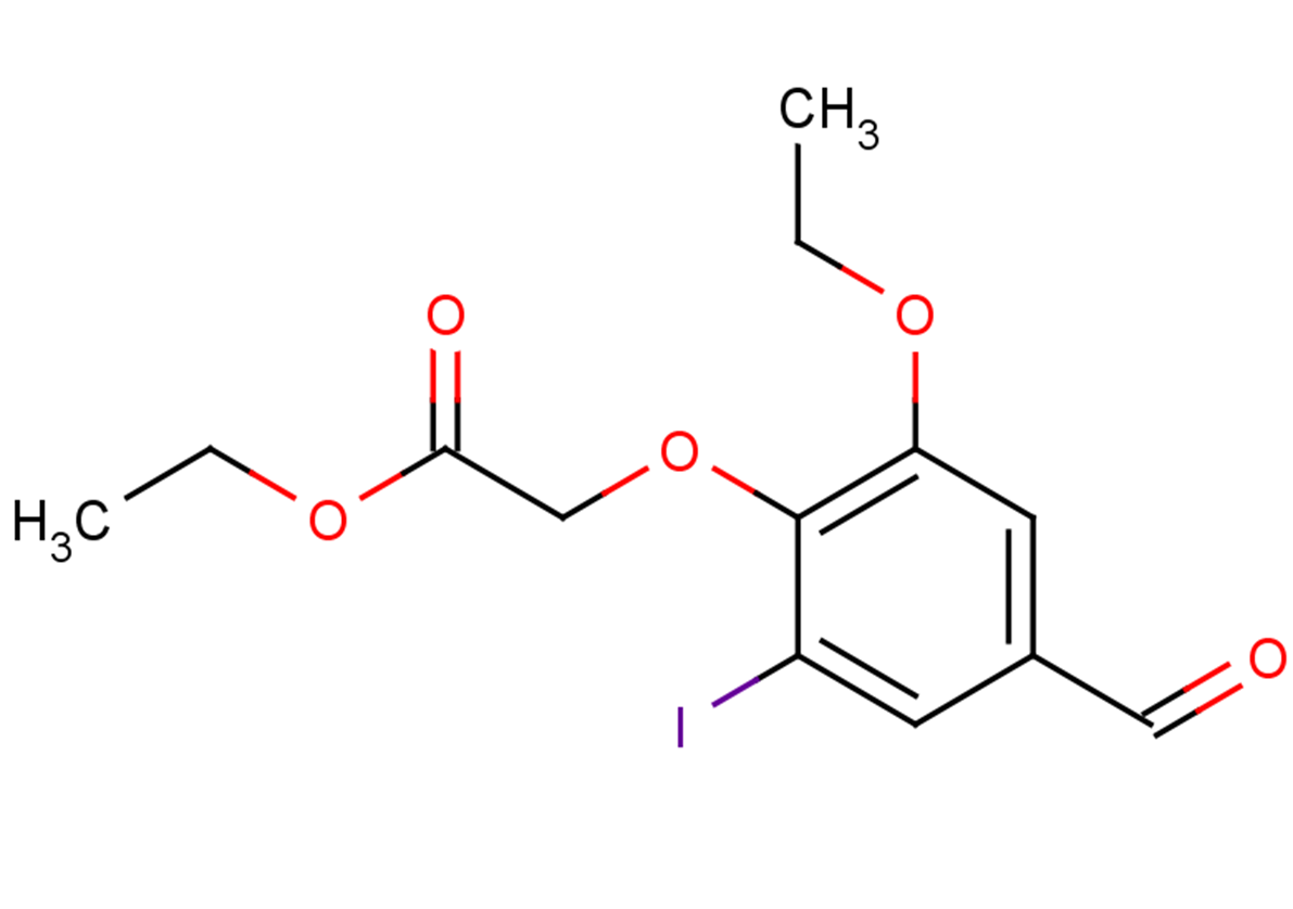 ethyl 2-(2-ethoxy-4-formyl-6-iodophenoxy)acetate