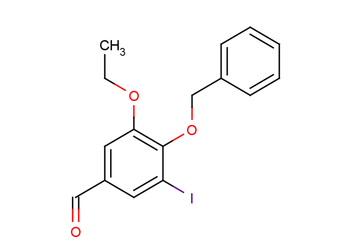 4-(benzyloxy)-3-ethoxy-5-iodobenzaldehyde