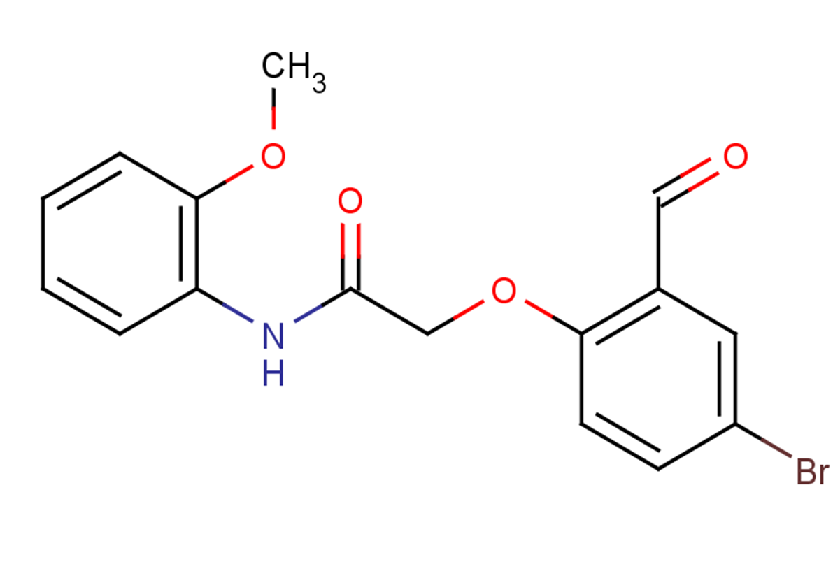 2-(4-bromo-2-formylphenoxy)-N-(2-methoxyphenyl)acetamide