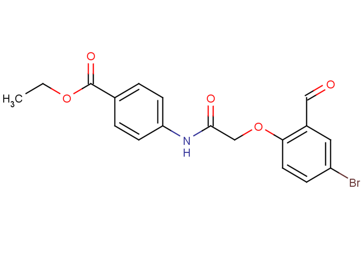 ethyl 4-[2-(4-bromo-2-formylphenoxy)acetamido]benzoate