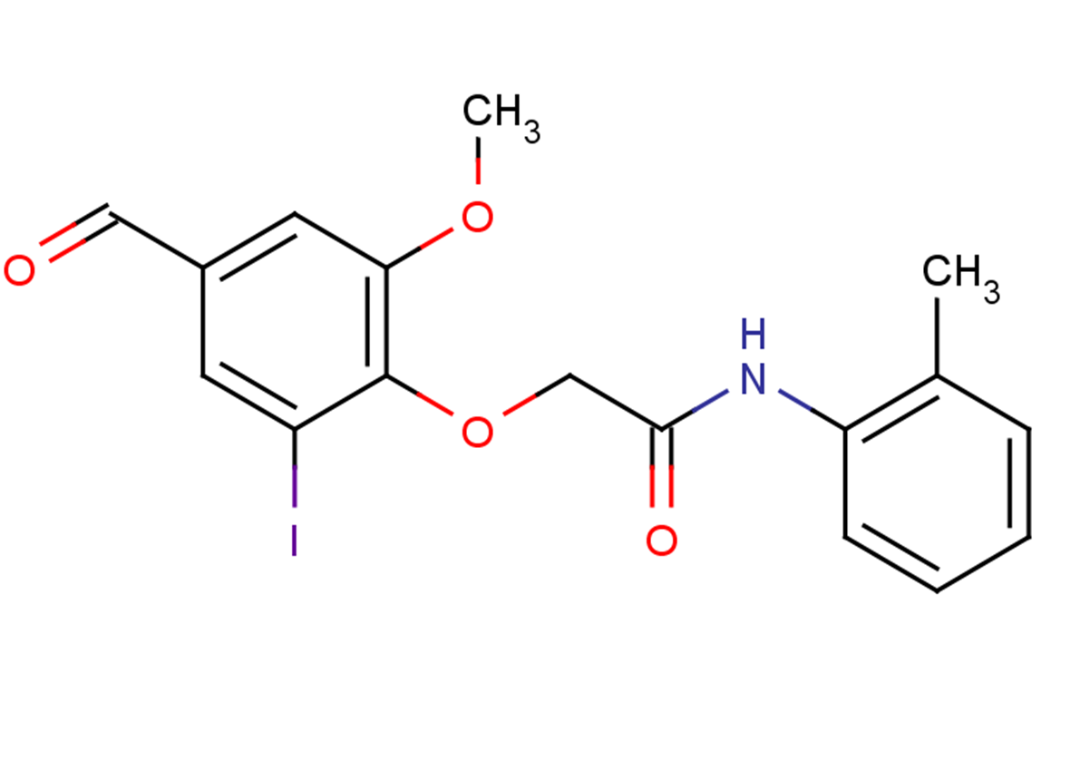2-(4-formyl-2-iodo-6-methoxyphenoxy)-N-(2-methylphenyl)acetamide