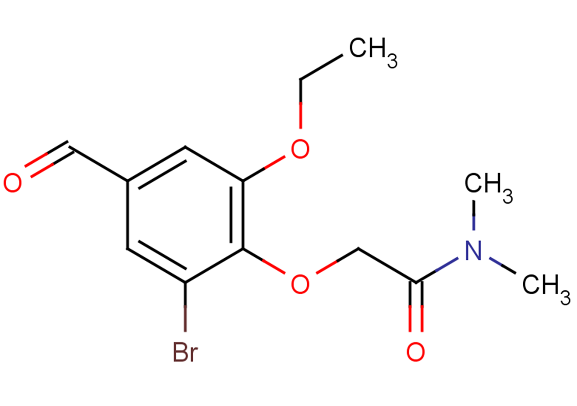 2-(2-bromo-6-ethoxy-4-formylphenoxy)-N,N-dimethylacetamide