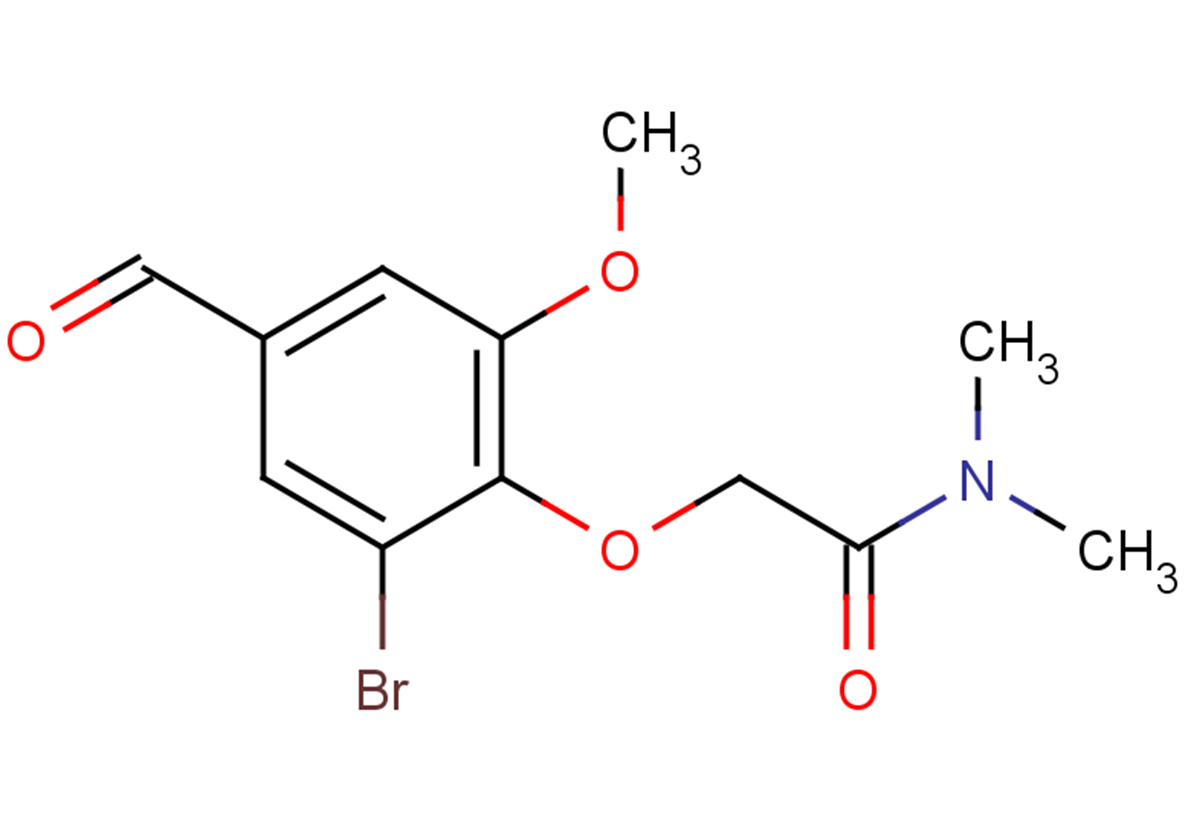 2-(2-bromo-4-formyl-6-methoxyphenoxy)-N,N-dimethylacetamide