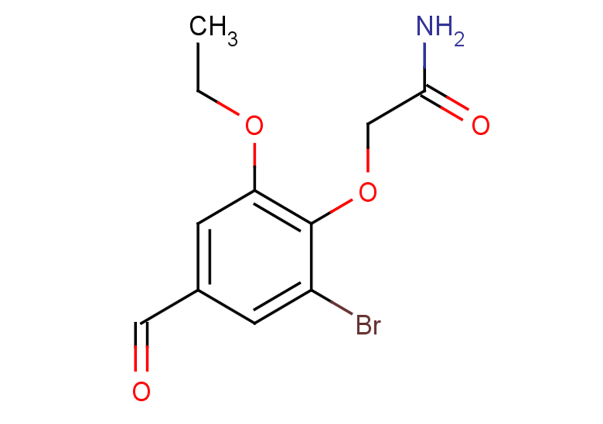 2-(2-bromo-6-ethoxy-4-formylphenoxy)acetamide