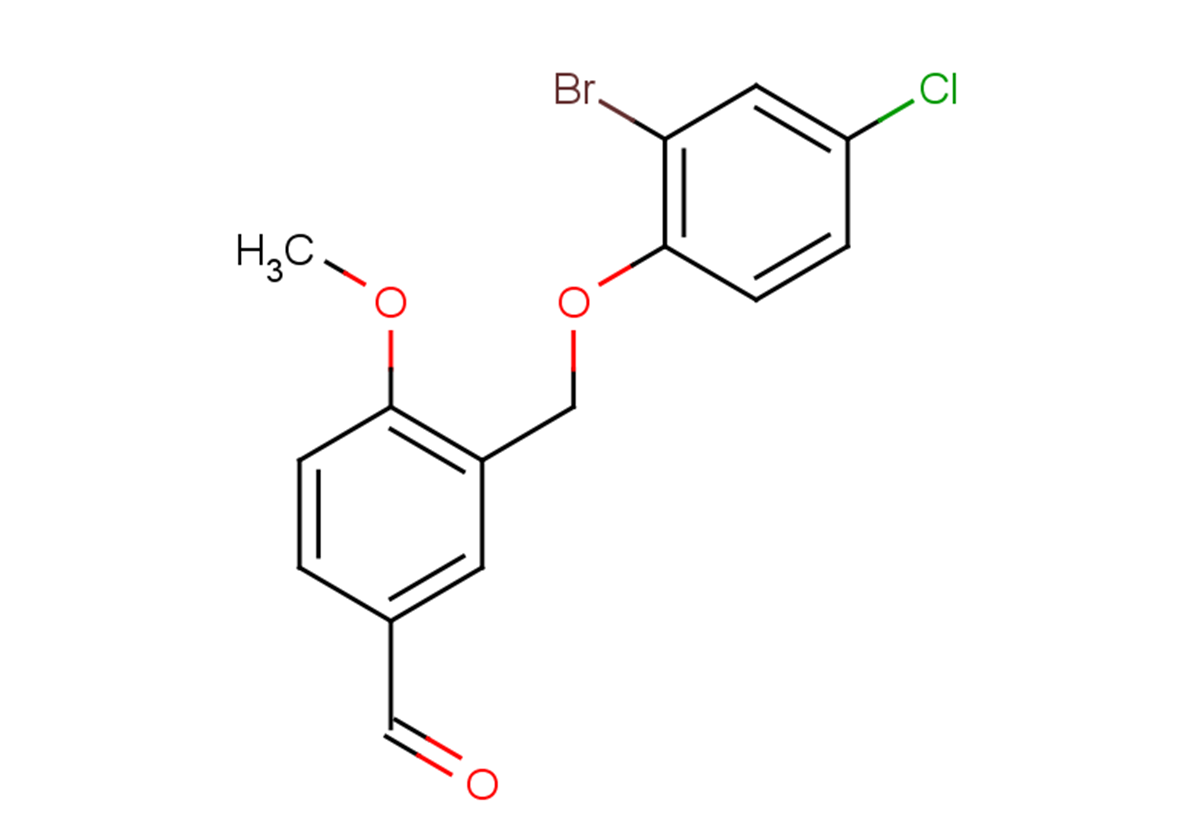 3-(2-bromo-4-chlorophenoxymethyl)-4-methoxybenzaldehyde