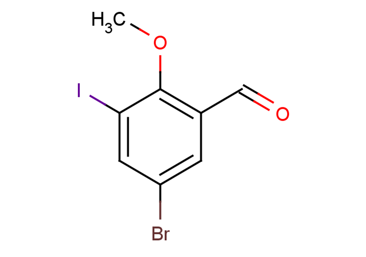 5-bromo-3-iodo-2-methoxybenzaldehyde