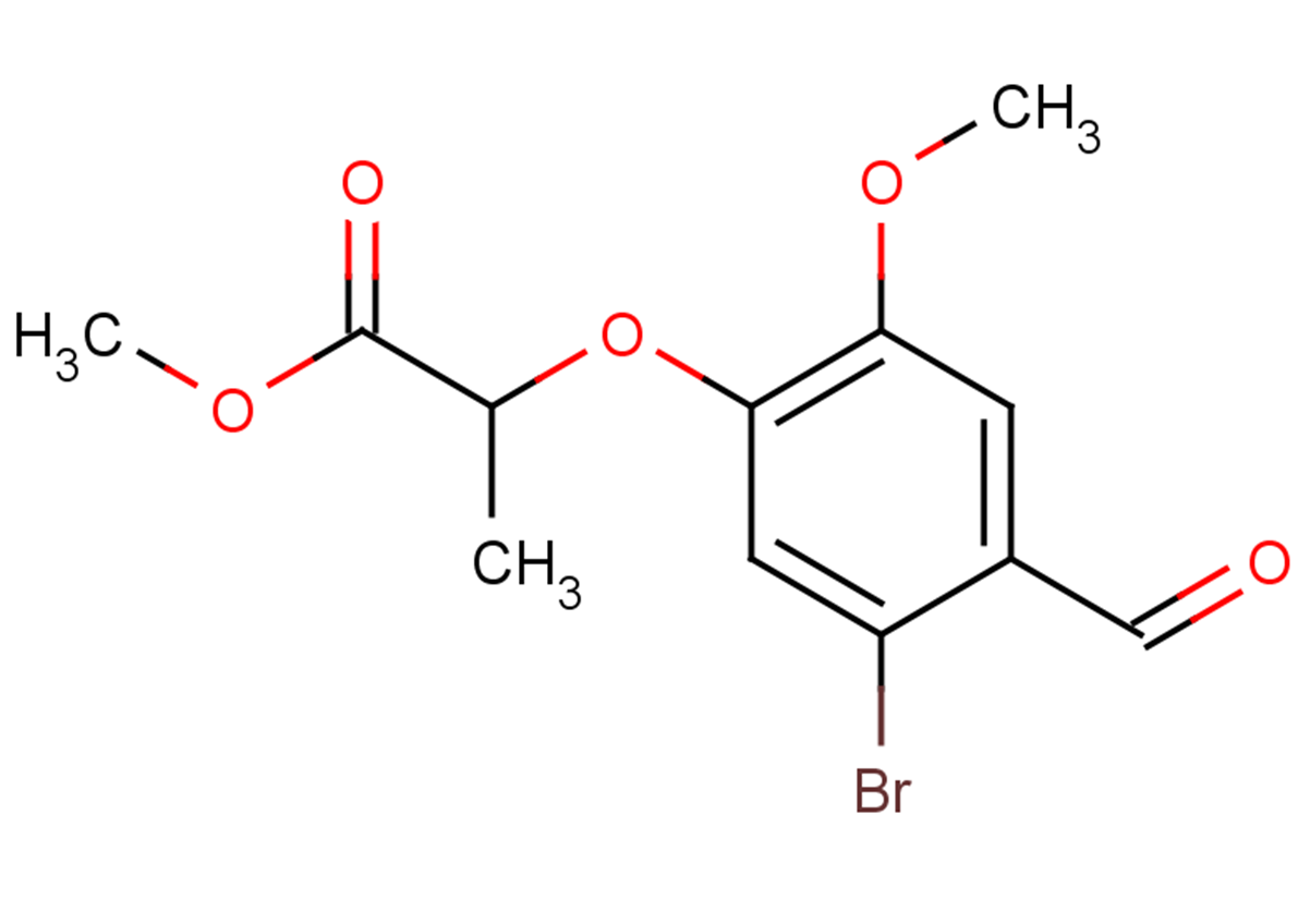 methyl 2-(5-bromo-4-formyl-2-methoxyphenoxy)propanoate