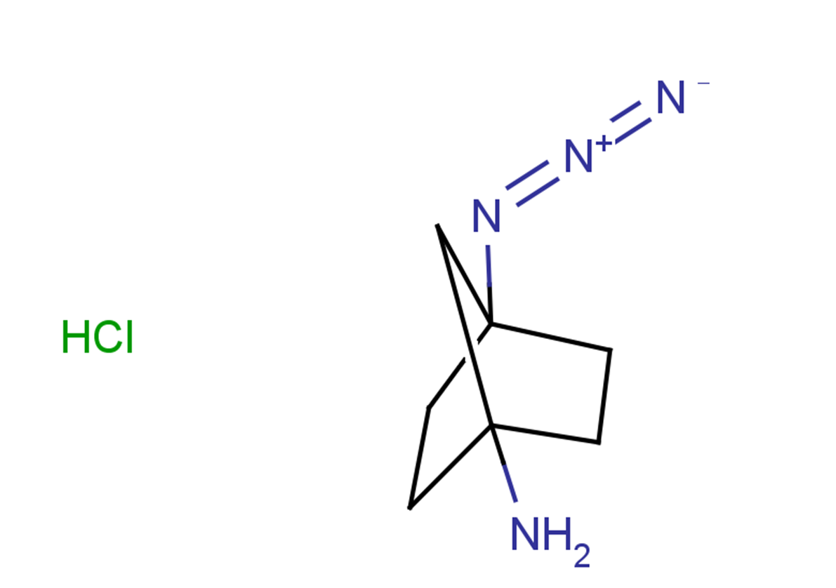 4-azidobicyclo[2.2.1]heptan-1-amine hydrochloride