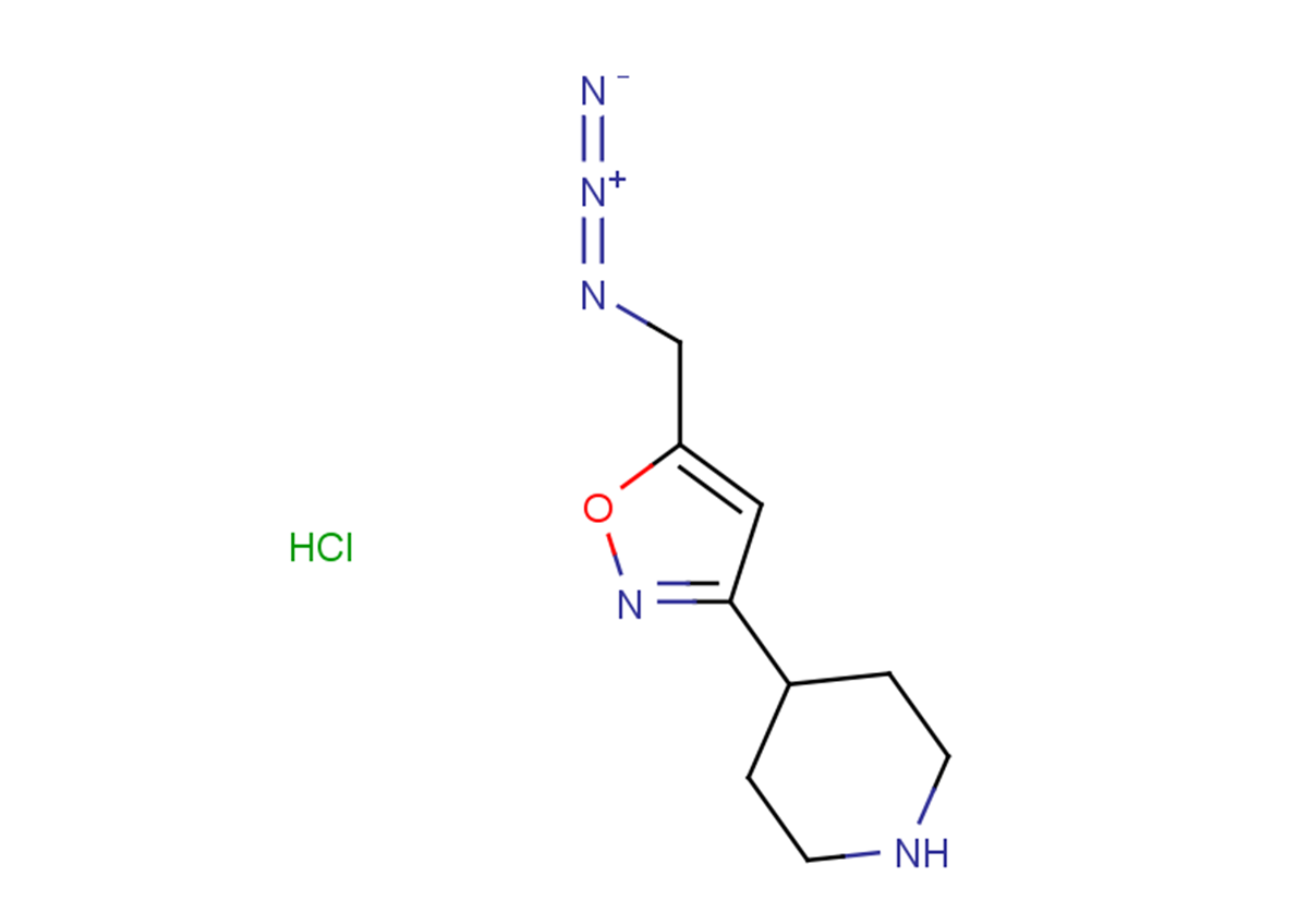4-[5-(azidomethyl)-1,2-oxazol-3-yl]piperidine hydrochloride