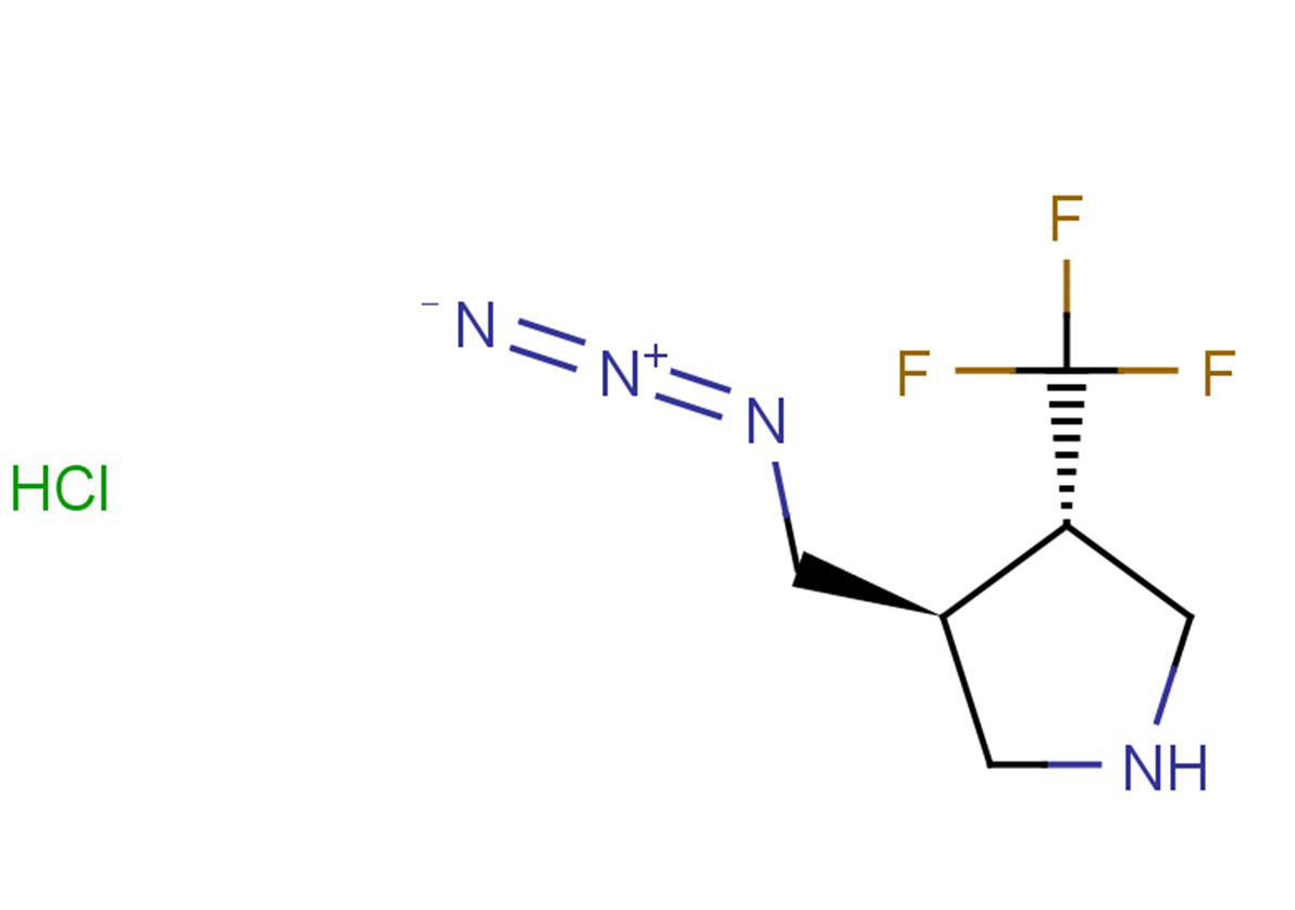 (3S,4S)-3-(azidomethyl)-4-(trifluoromethyl)pyrrolidine hydrochloride
