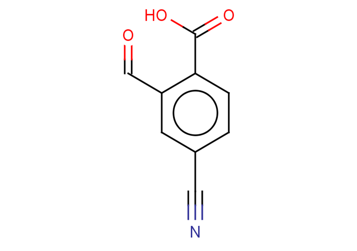 4-cyano-2-formylbenzoic acid