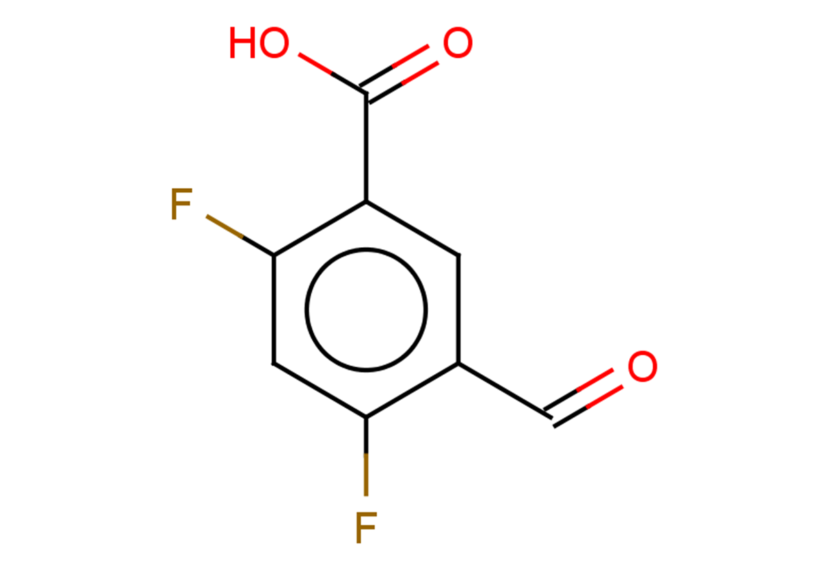 2,4-difluoro-5-formylbenzoic acid