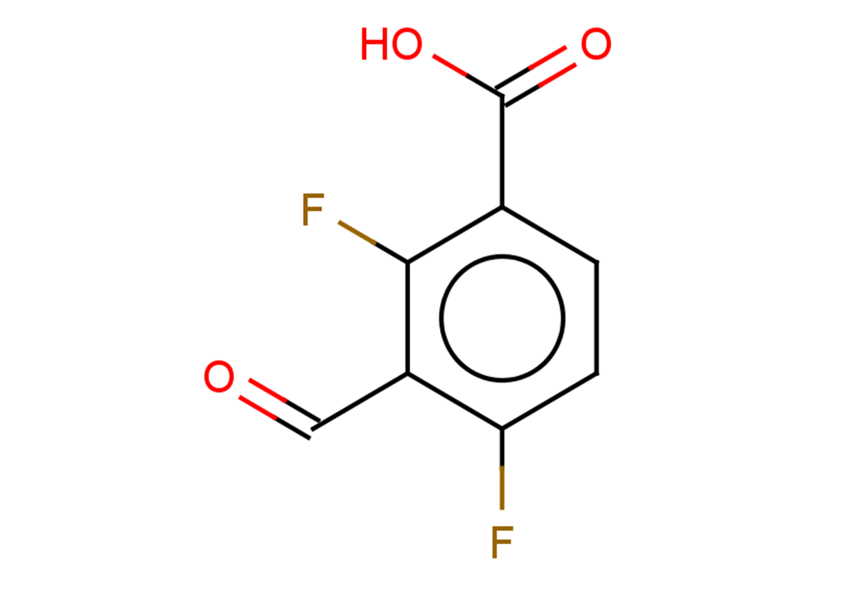 2,4-difluoro-3-formylbenzoic acid