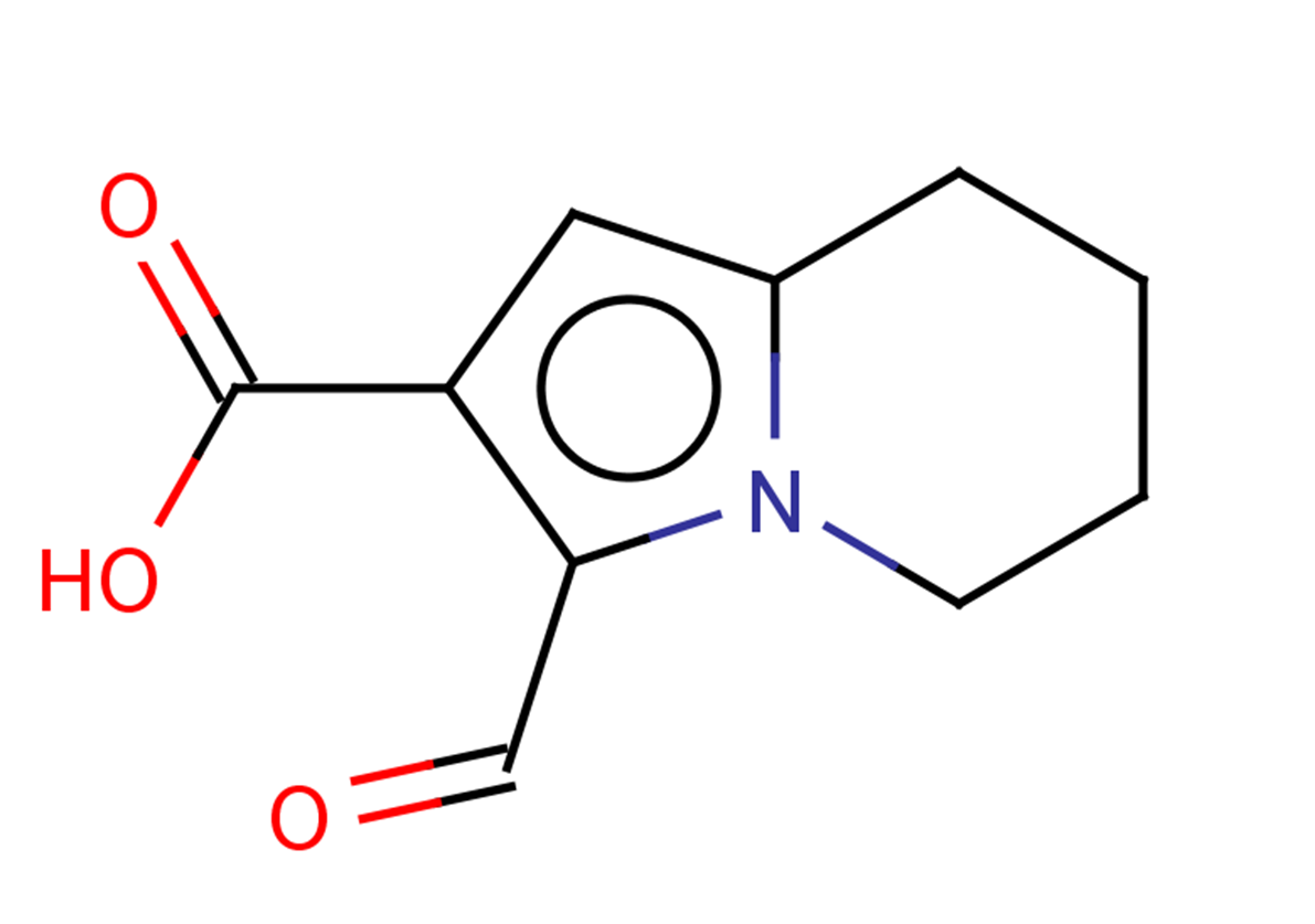 3-formyl-5,6,7,8-tetrahydroindolizine-2-carboxylic acid