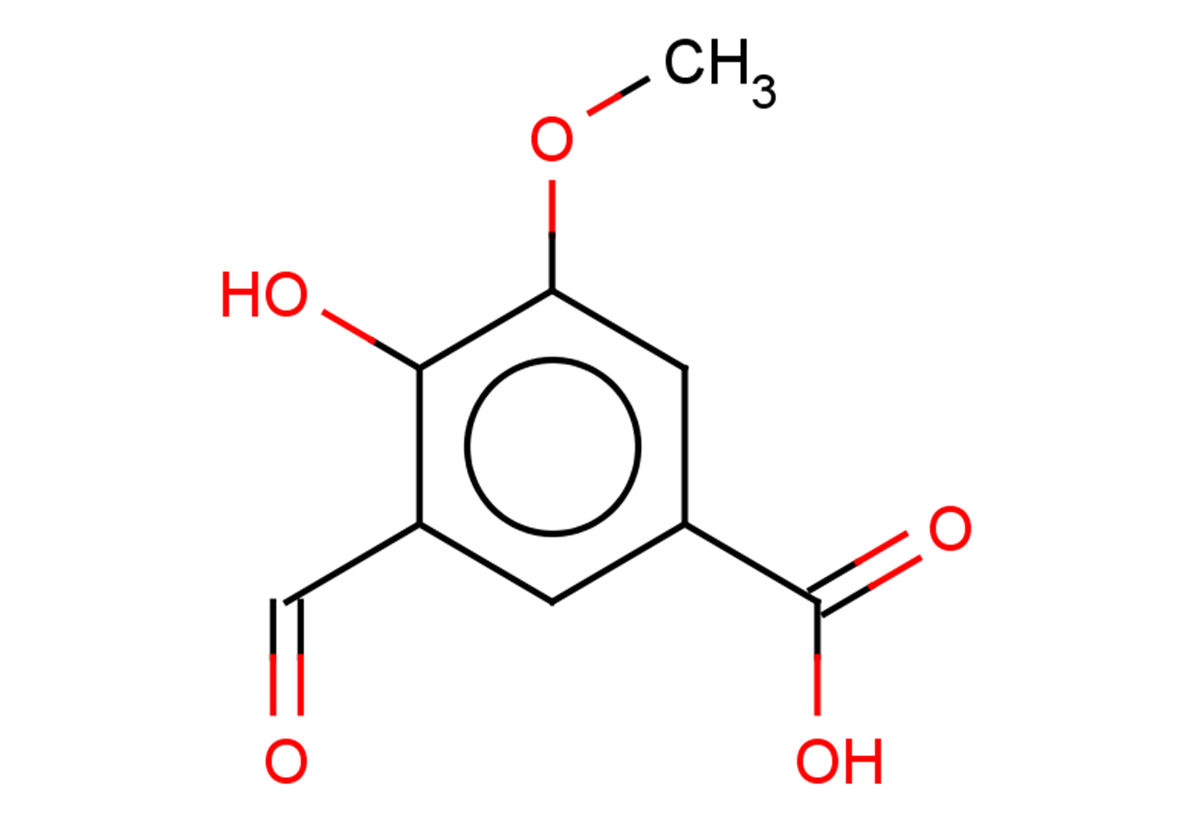 3-formyl-4-hydroxy-5-methoxybenzoic acid