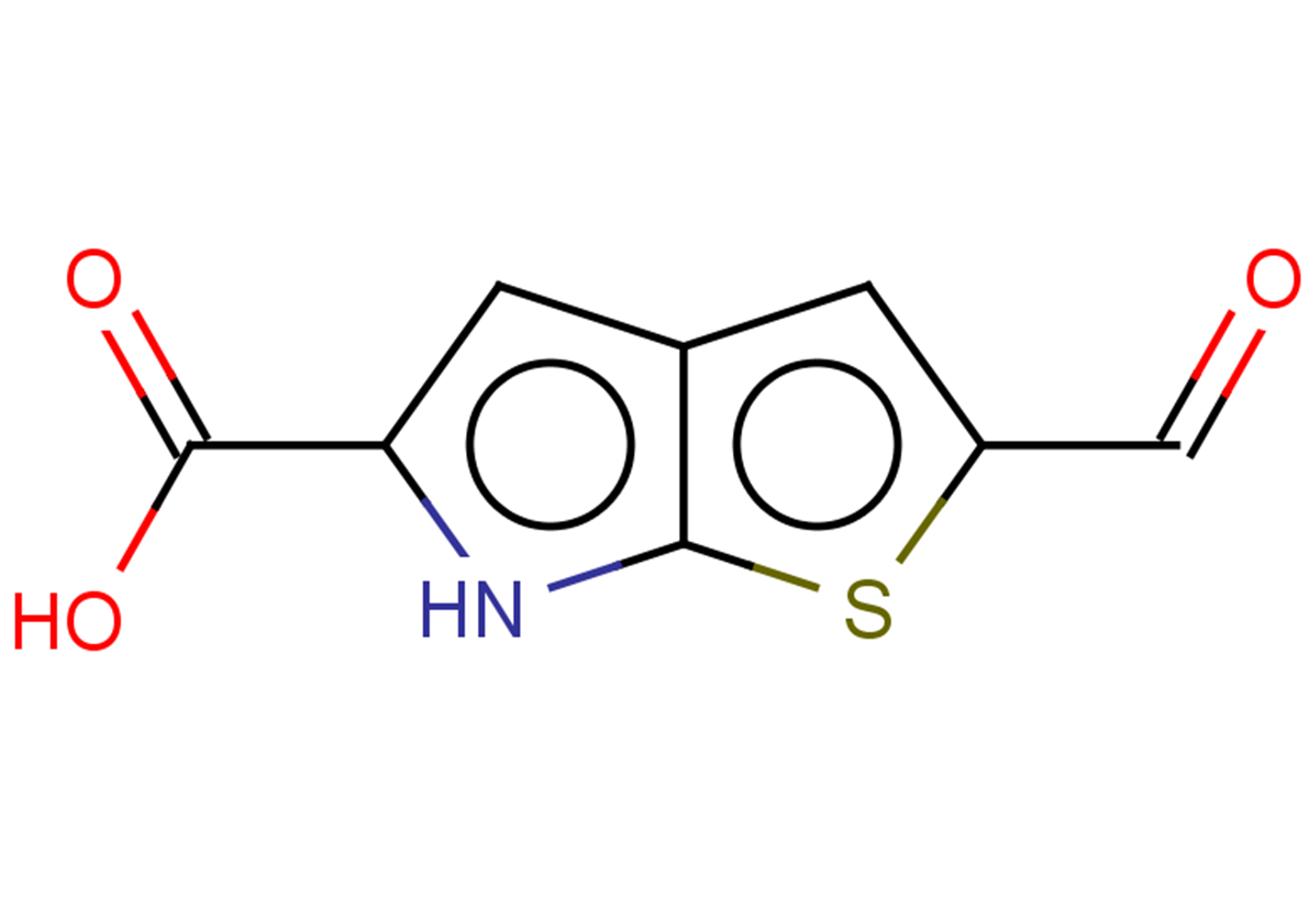 2-formyl-6H-thieno[2,3-b]pyrrole-5-carboxylic acid
