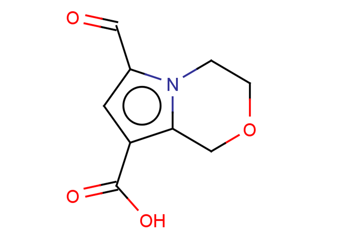 6-formyl-1H,3H,4H-pyrrolo[2,1-c][1,4]oxazine-8-carboxylic acid