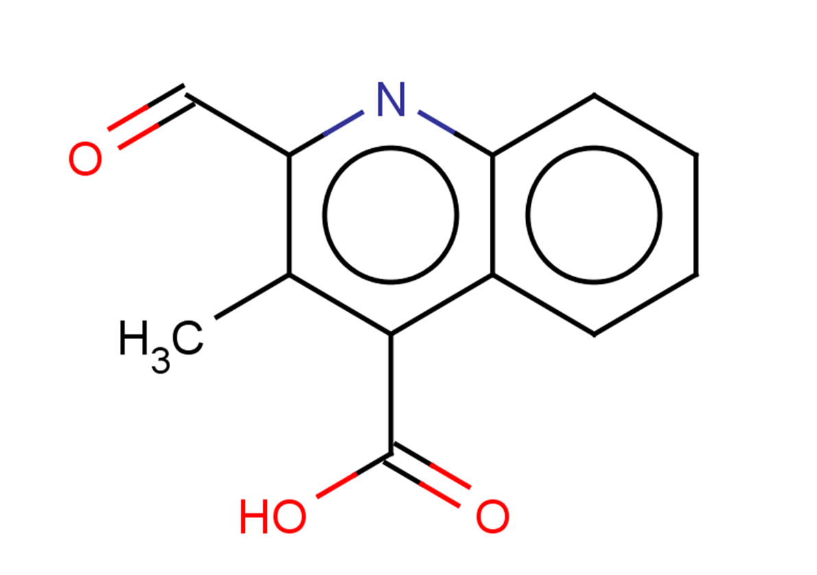 2-formyl-3-methylquinoline-4-carboxylic acid