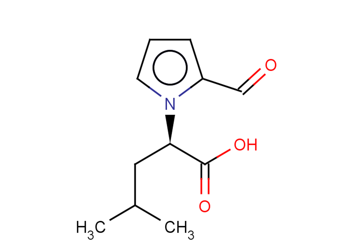 (2R)-2-(2-formyl-1H-pyrrol-1-yl)-4-methylpentanoic acid