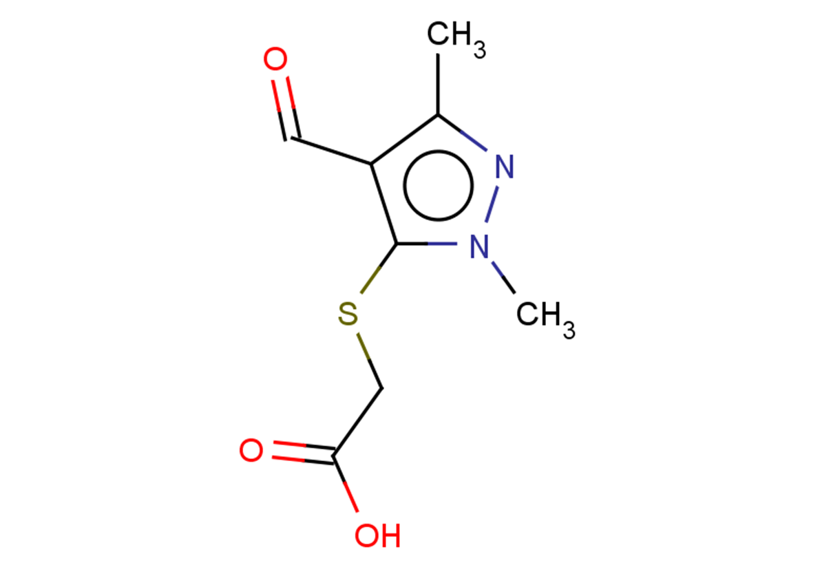 2-[(4-formyl-1,3-dimethyl-1H-pyrazol-5-yl)sulfanyl]acetic acid