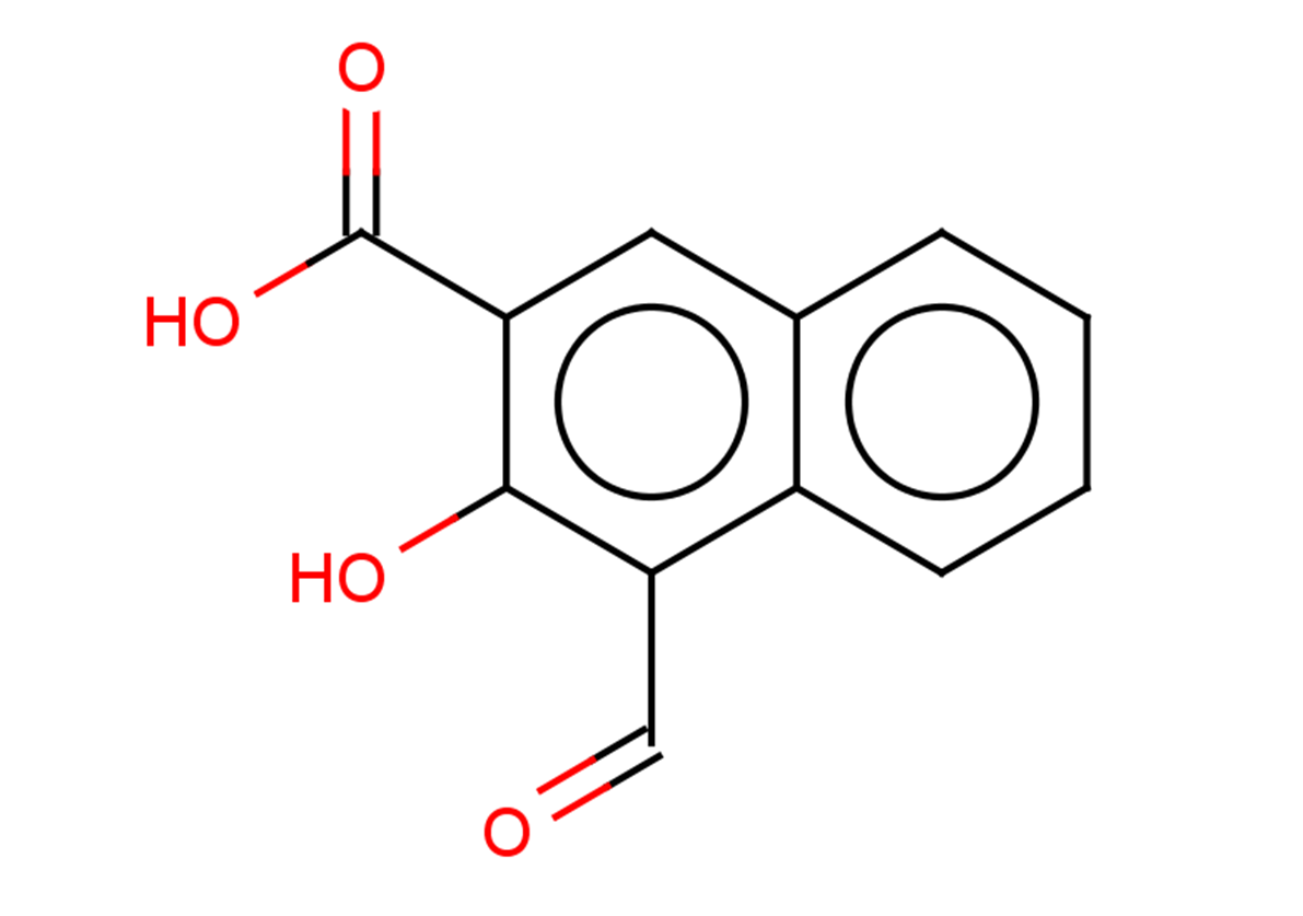 4-formyl-3-hydroxynaphthalene-2-carboxylic acid
