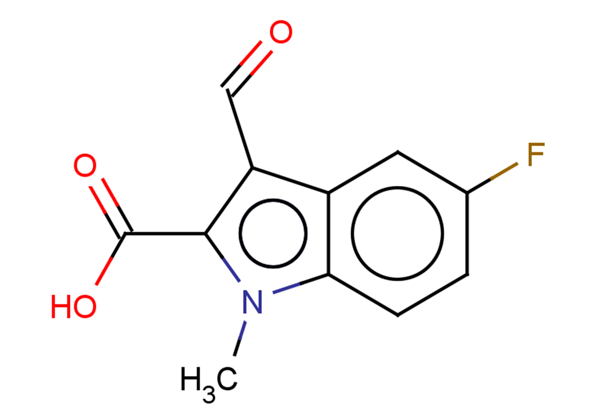 5-fluoro-3-formyl-1-methyl-1H-indole-2-carboxylic acid