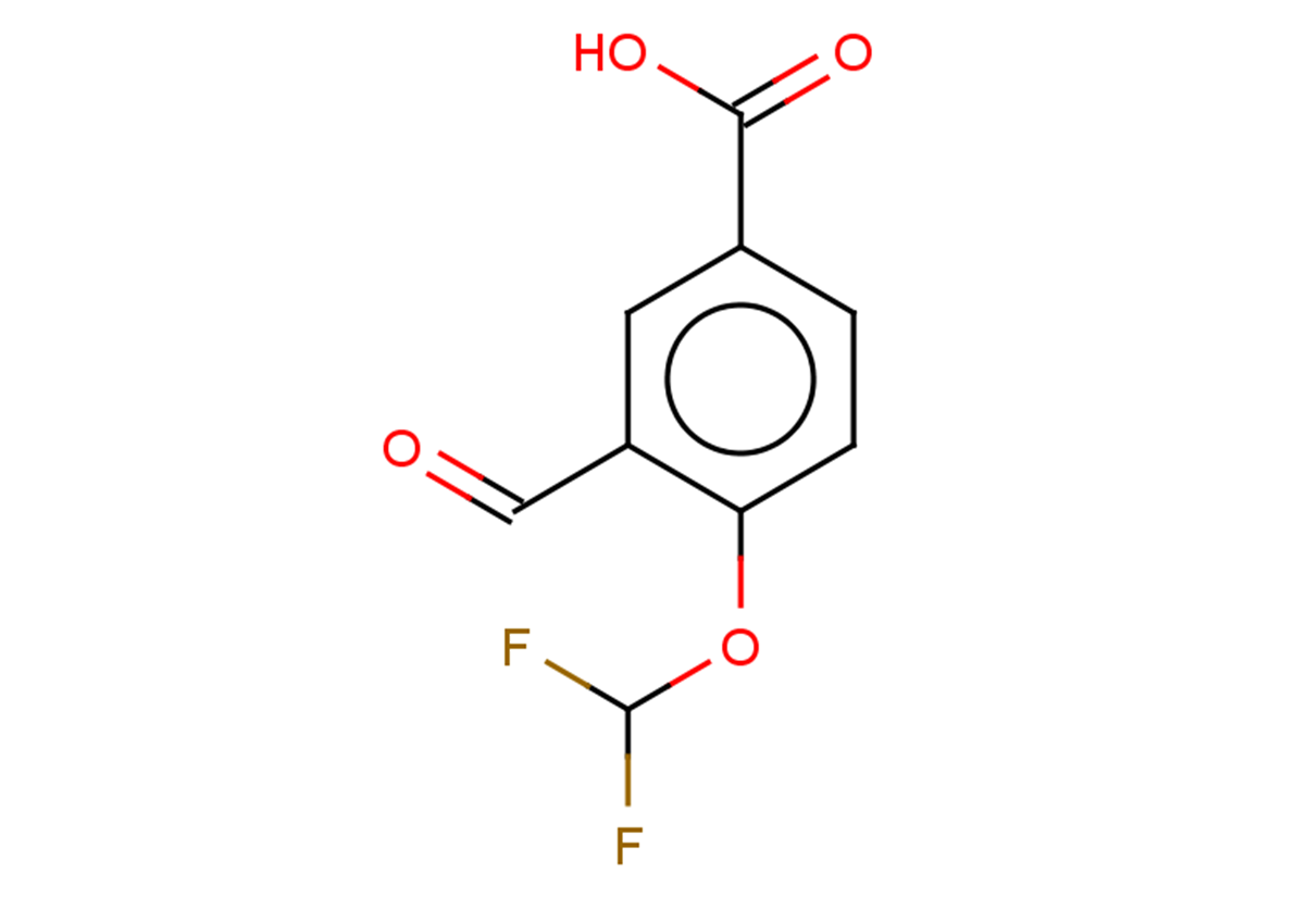 4-(difluoromethoxy)-3-formylbenzoic acid