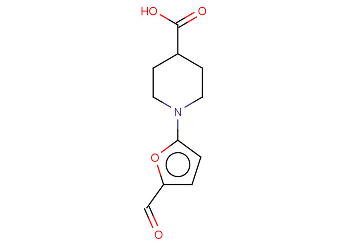 1-(5-formylfuran-2-yl)piperidine-4-carboxylic acid