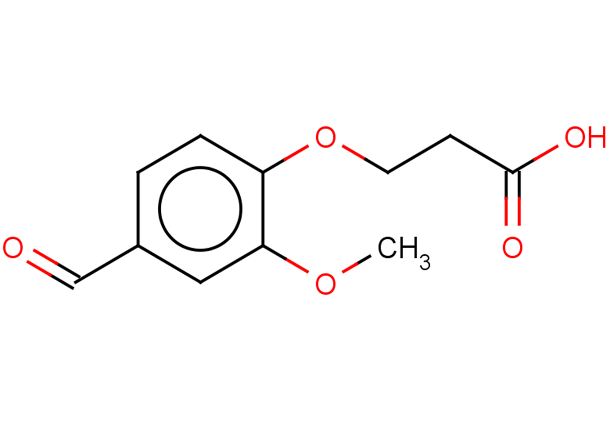 3-(4-formyl-2-methoxyphenoxy)propanoic acid