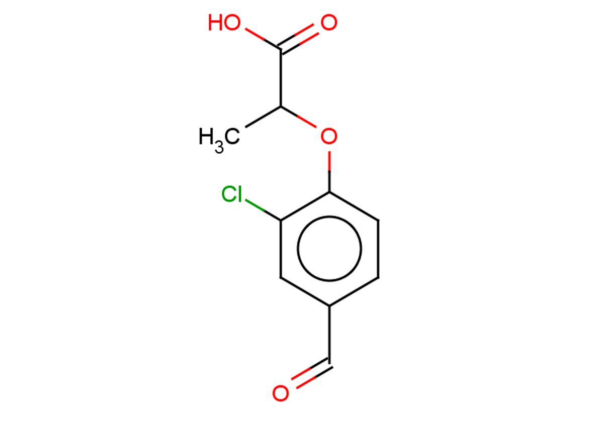 2-(2-chloro-4-formylphenoxy)propanoic acid