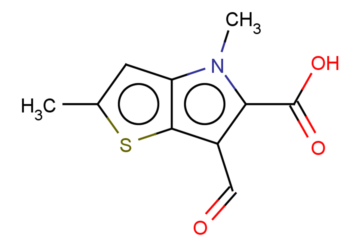 6-formyl-2,4-dimethyl-4H-thieno[3,2-b]pyrrole-5-carboxylic acid